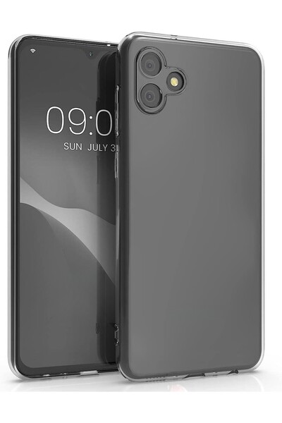 Evax (LUX ŞEFFAF) Samsung Galaxy A06 Şeffaf Kamera Yeri Korumalı Silikon Kılıf
