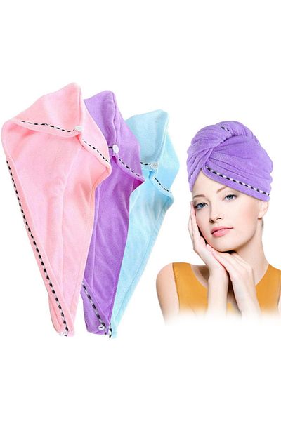 JONGO Quick Drying Hair Towel for Women – Soft, Absorbent Bath & Shower Hair Wrap Towel