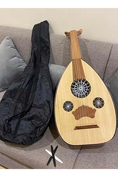 alkaraz music عود موسيقي تعليمي مع حقيبة وريش عزف