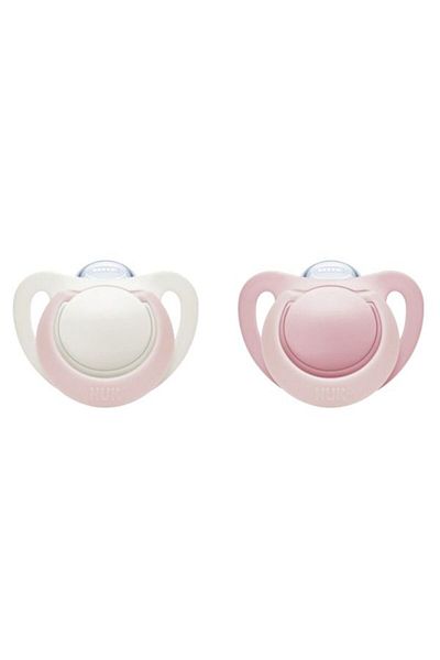 Nuk Genius Silicone Pacifier 0-6 months 2 pcs Pink