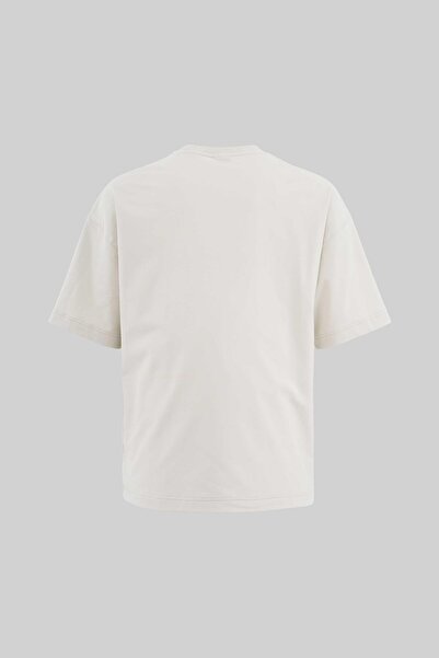 Machinist Men's Mud Technical Printed Oversize Space Gray T-Shirt