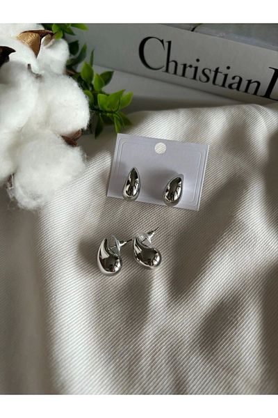 Sena Mini Size Teardrop Drop Model Earrings