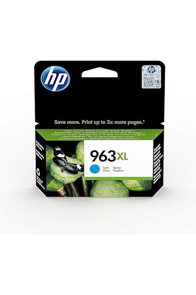 HP 963XL High Yield Cyan Original Ink Cartridge - 3JA27AE