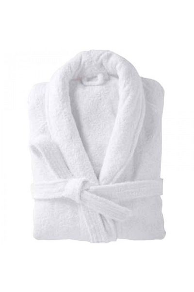 Kotonia Home Halat de baie tip prosop, mărime L, 100% bumbac, alb