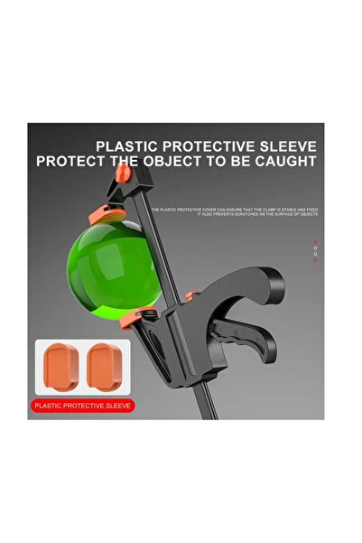 Generic Set of2Strong Grip Clips with a Combination of Metal&PVC,Black Grip for Fixing,Crafts&Carpentry