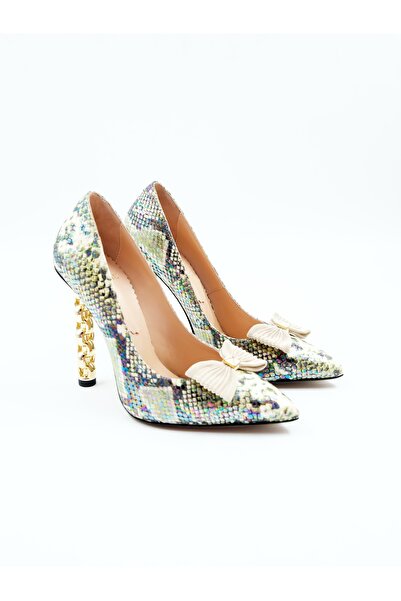 Tenau أحذية نسائية للسهرة من الجلد الطبيعي