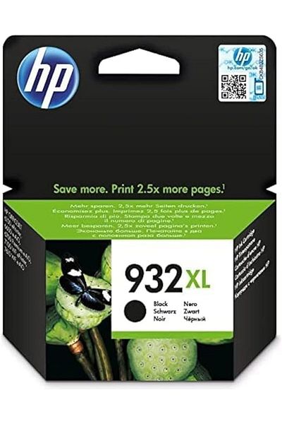 HP 932XL High Yield Black Original Ink Cartridge - CN053AE