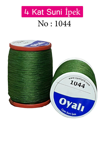 Rasanet Cordă de mătase artificială cu 4 straturi, cu broderie, mărgele, croș...