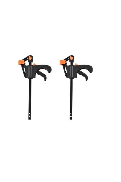Generic Set of2Strong Grip Clips with a Combination of Metal&PVC,Black Grip for Fixing,Crafts&Carpentry
