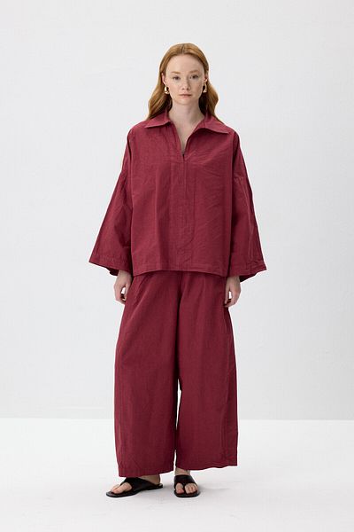 KUAD Σετ παντελονιού Cherry Oversize Casual Fit