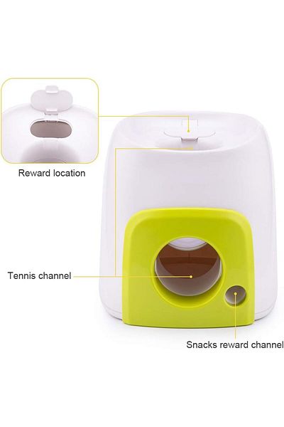 fulina Interactive Dog Toy with Treat Dispenser, Non-Slip Base, Single Ball ，for All Breeds