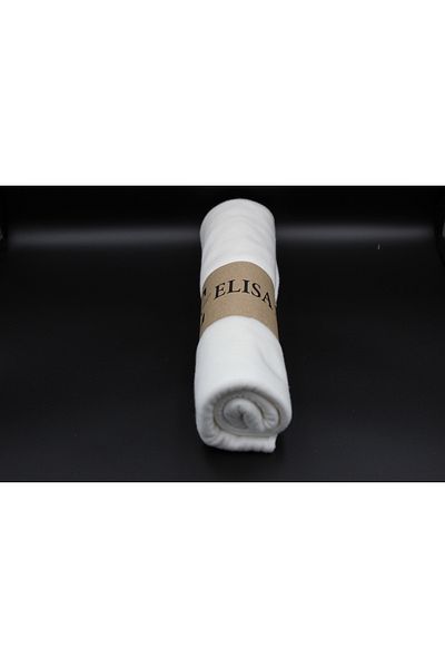 ALREMİYA Combed Cotton Shawl White