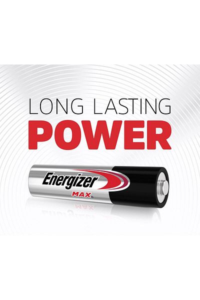 Energizer Max 1.5V Alkaline batteries - AAA Promo Pack Of 8+4