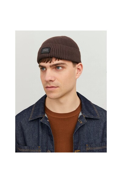 Jack & Jones Jack&jones Чоловіча мінімалістична в'язана шапка - Повсякденна елегантність