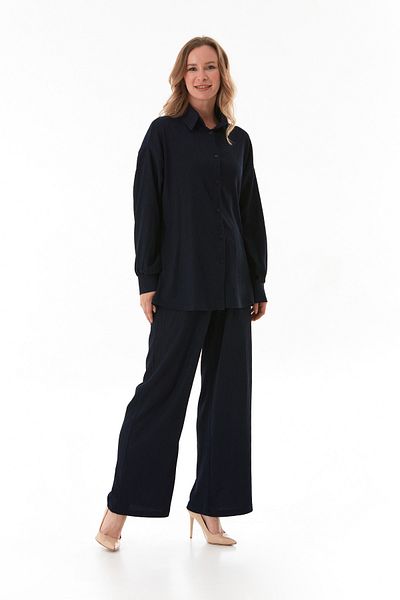 Fulla Moda Fullamodest Shirt Collar Wrapped Fabric Set