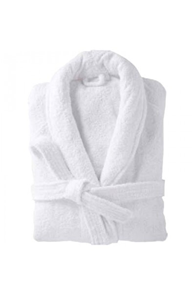 Kotonia Home halat de baie tip prosop, xxl, 100% bumbac, alb