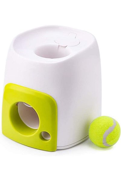 fulina Interactive Dog Toy with Treat Dispenser, Non-Slip Base, Single Ball ，for All Breeds