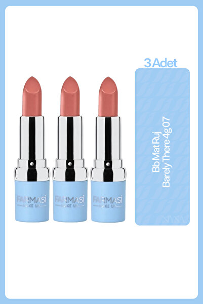 Farmasi Bb Mat Ruj Barely There 07 4gr - 3 Adet