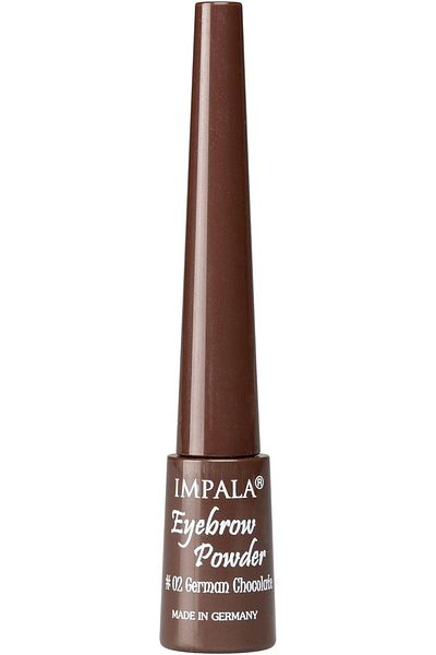 IMPALA Impala Eyebrow Powder NO:02 German Chocolate Long Wear with Easy Applicator-1g