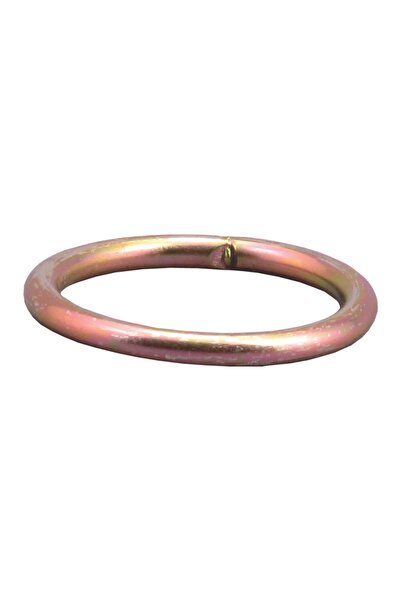 flores Inel metalic, galben, grosime 2.5 mm, diametru 27 mm, 100 buc / set