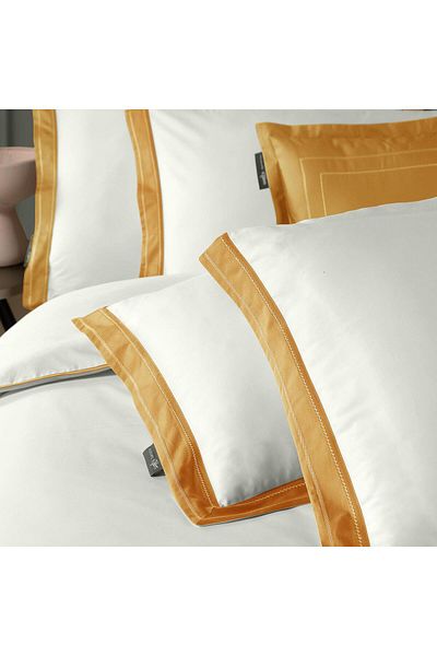 Sarev Layana King Size (King Size) 100% Cotton Satin "500 Tc" Duvet Cover Yellow