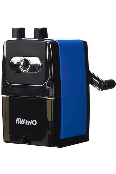 Kw-Trio Metal Desk Pencil Sharpener 0307A - Blue