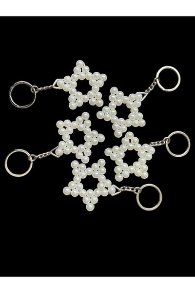 afezba Pearl Beads Star Μπρελόκ Γάμος Αρραβώνας Henna Δώρο Ημέρα Περιτομής Η Νύφη για Ειδικές Περιστάσεις[5 τεμάχια]