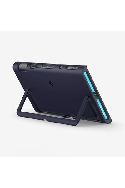 Spigen جراب Nano Pop لجهاز Nintendo Switch 2 (2025) متوافق مع حامل - أزرق داكن
