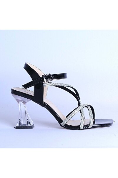 moda ayakkabım Modne cipele 533 Sjajni kamen 7 cm providne cipele sa petom