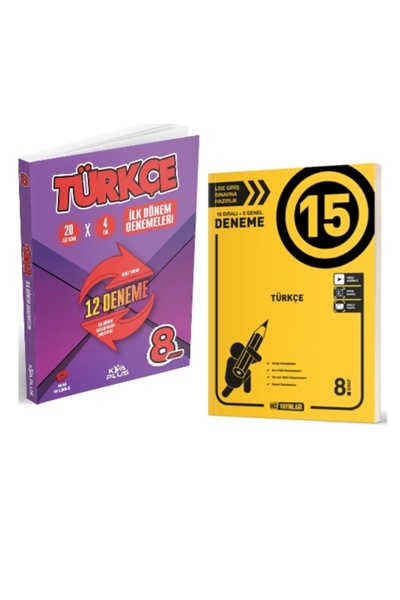 Koray Varol Yayınları KORAY VAROL YAYINLARI 8. SINIF TÜRKÇE İLK DÖNEM DENEMEL...