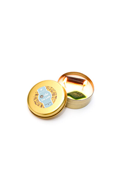Missi Chaı Tea Latte Kokulu Gold Teneke Vegan Mum /seyahat Mumu