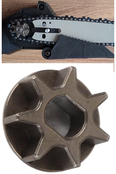 Depolife Şarjlı akülü Zincirli Testere için 1/4 Zincir dişlisi Yedek Parça Ahşap kesme Makinesi zincir dişli