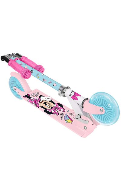 Seven Minnie 2-wheel foldable scooter, Disney Junior, 6+, pink, for children