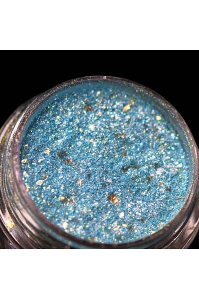 Kajol Beauty Pigment PK162 (albastru deschis cu irizare aurie și microparticule auriu-bronz) KAJOL Beauty®, 1g