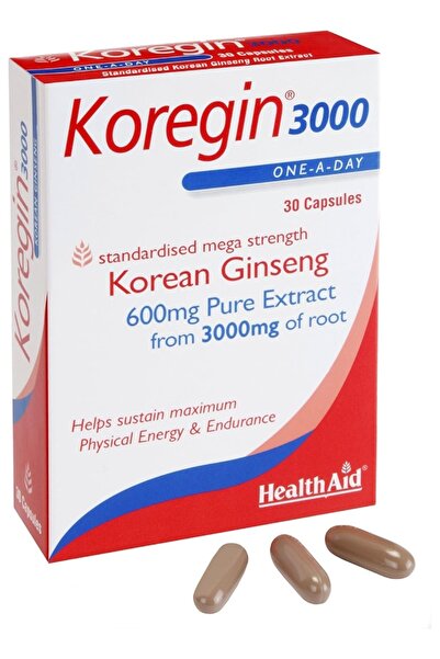 Healthaid هيلث إيد كوريجين ٣٠٠٠ (جينسنغ كوري ٣٠٠٠ ملغ) - عبوة نفطة