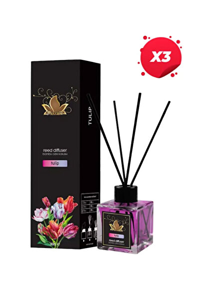 Mozaik Odorizant de cameră Mozaic Tulip cu bețișoare, 100ml x3