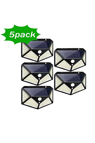 Choice3 100 مصباح LED، 5 قطع - أسود، 1/2/4 قطع، مصابيح شمسية جديدة، مصباح جدا...