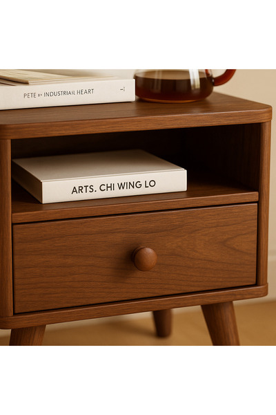 Trihome Doğal Huş Kontraplak El Yapımı Komodin – Minimalist & Modern Tasarım ...