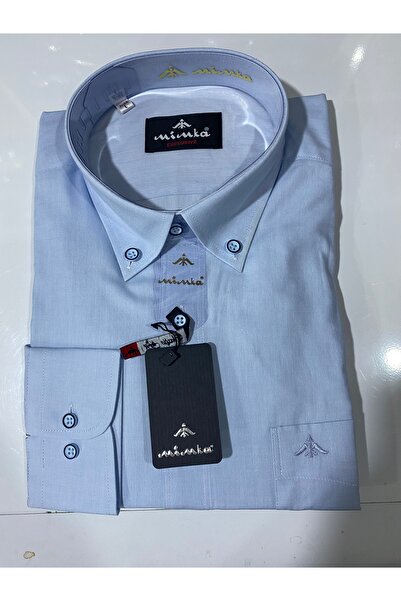 Mimka gömlek uzun kol pamuklu L beden