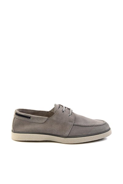 Bambi Gri Leather Erkek Casual Ayakkabı E01863350402