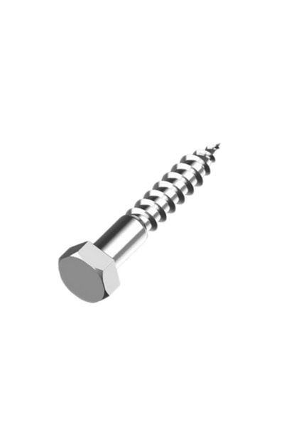 flores Holsurub pentru lemn cu cap hexagonal, 6 x 80 mm, 220 buc / cutie