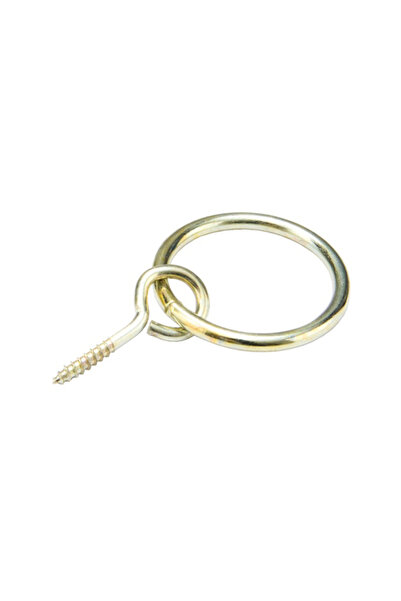 flores Belciug cu holsurub de 4 mm, auriu, inel 4 x 45 mm, tija 25 mm, 100 bu...