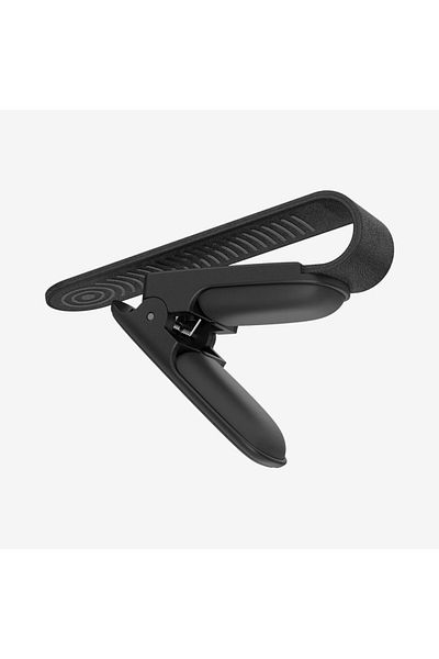 Spigen Premium Sunglasses Holder Silicone Clip-On Compatible with All Vehicles Black 2 Pcs Sh100 - Acp08824