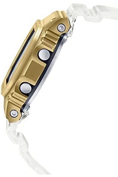 Casio G-Shock Watch - GM-5600SG-9DR Gold Dial, Yellow Band