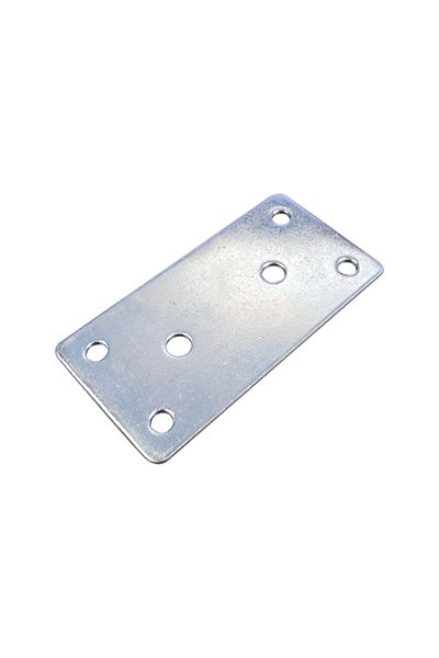 flores Straight joint plate, BAS, 40 x 77 x 2 mm, 100 pcs / set