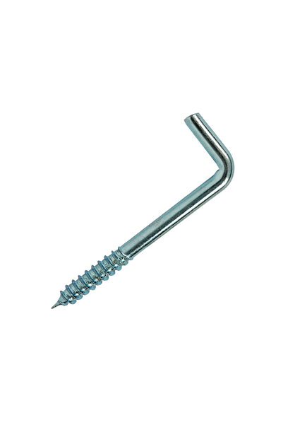 flores Holsurub cu carlig tip L, otel zincat, Ø 4 x 80 mm, 100 buc / set