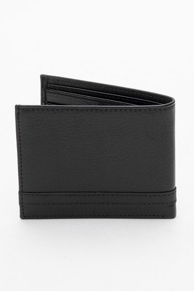 Grande Gd 708 Real Leather Men's Wallet Black