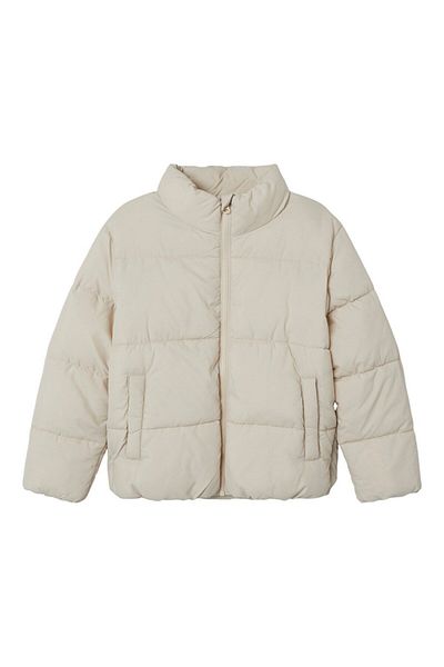 name ıt Stand Collar Cream Girl's Puffer Jacket13228727