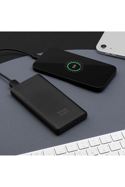 REDz Accessories Baterie BlueStar W1061, Powerbank 10.000 mAh, port USB-C + 2 x USB-A, Negru