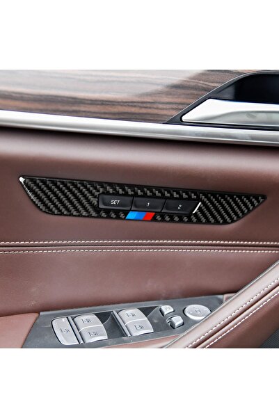 Maraz Bmw G30/38 Carbont Fiber Koltuk Hafıza Düğmesi Sticker